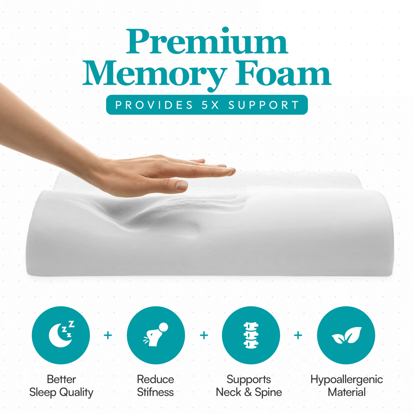 Travesseiro Ergonômico para Sono Profundo