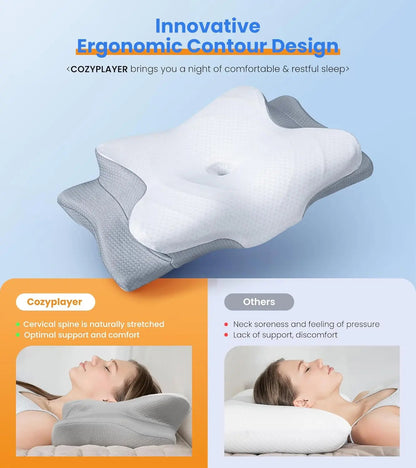 Travesseiro Ergonômico para Sono Profundo
