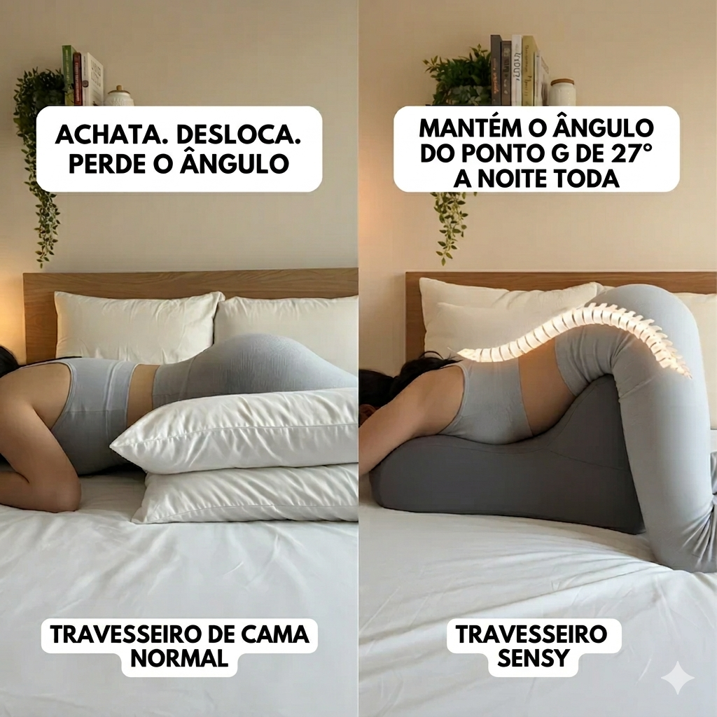 SENSY - Travesseiro de Suporte Intimo